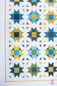 Compass Star quilt pattern by Emily of Quiltylove.com