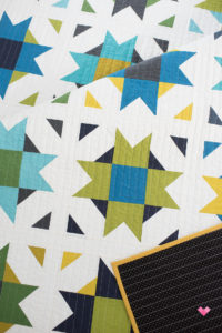 Compass Star quilt pattern by Emily of Quiltylove.com