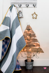 Striped linen quilt tutorial