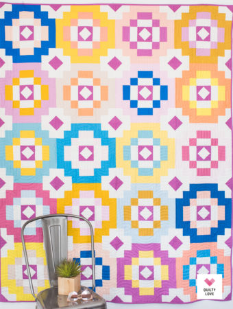 Southwest Sunshine quilt pattern by Emily of quiltylove.com