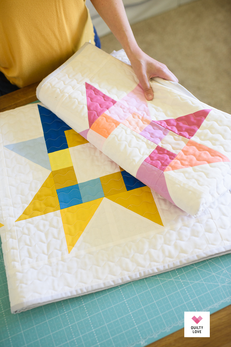 Quilty Stars quilt pattern by Emily of quiltylove.com