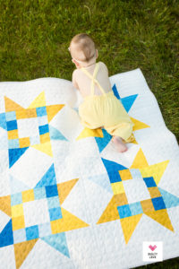 Quilty Stars quilt pattern by Emily of quiltylove.com