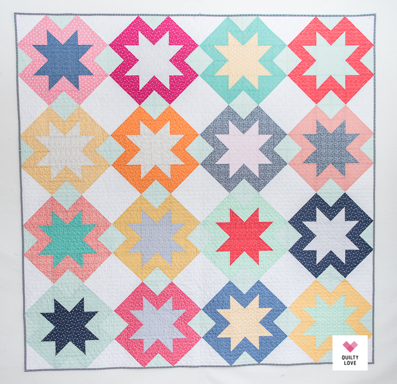 Dear Stella North Star quilt by Emily of Quiltylove.com