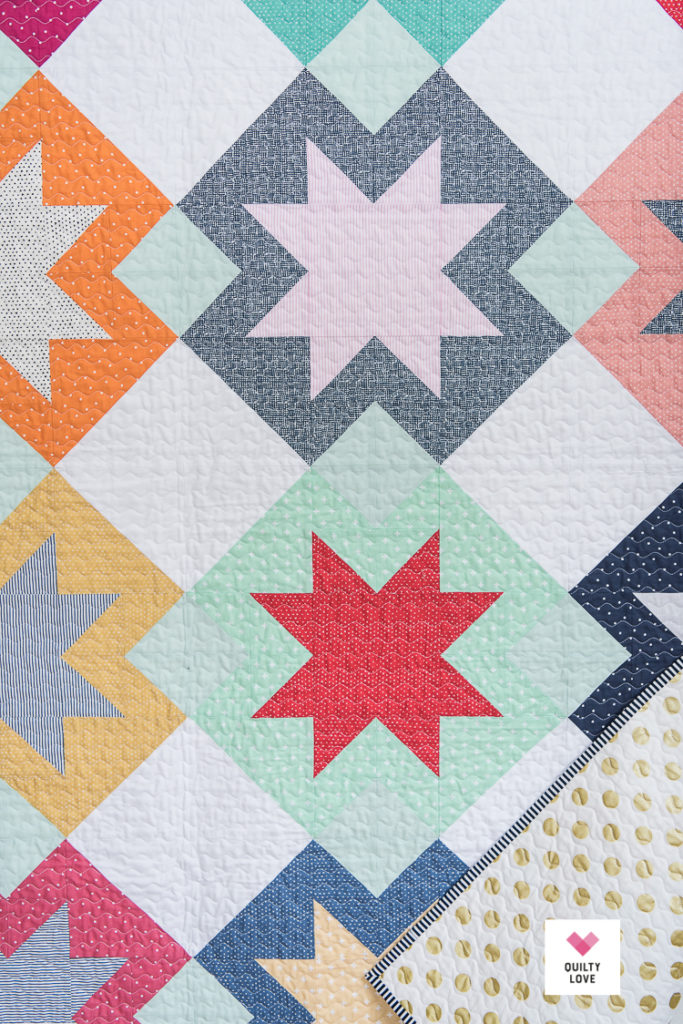 Dear Stella North Star quilt by Emily of Quiltylove.com
