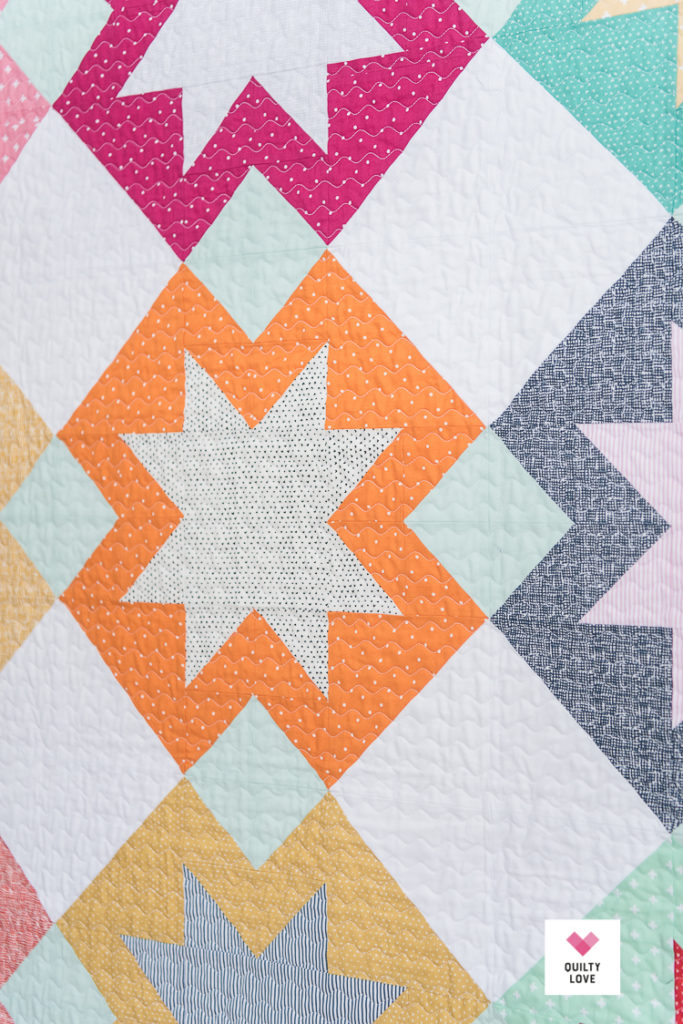 Dear Stella North Star quilt by Emily of Quiltylove.com