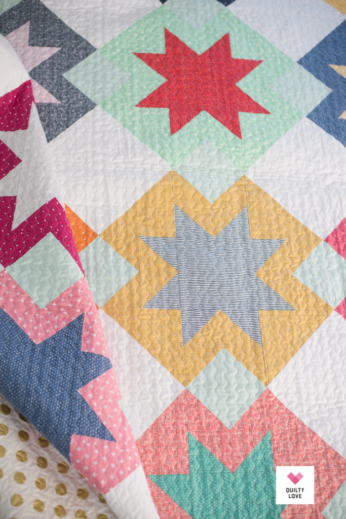 Dear Stella North Star quilt by Emily of Quiltylove.com