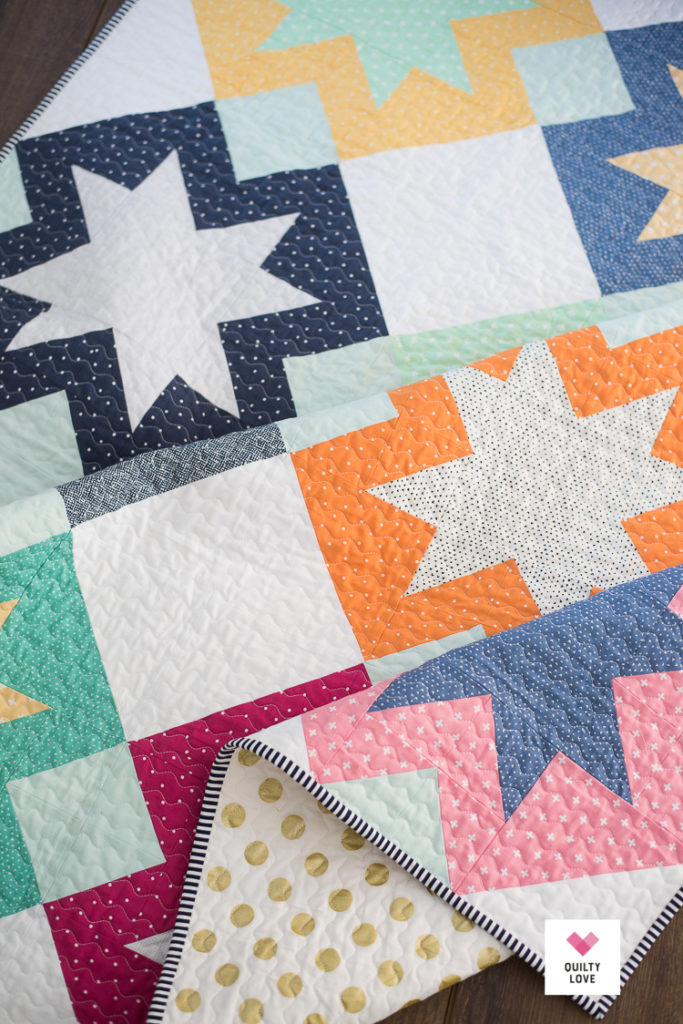 Dear Stella North Star quilt by Emily of Quiltylove.com