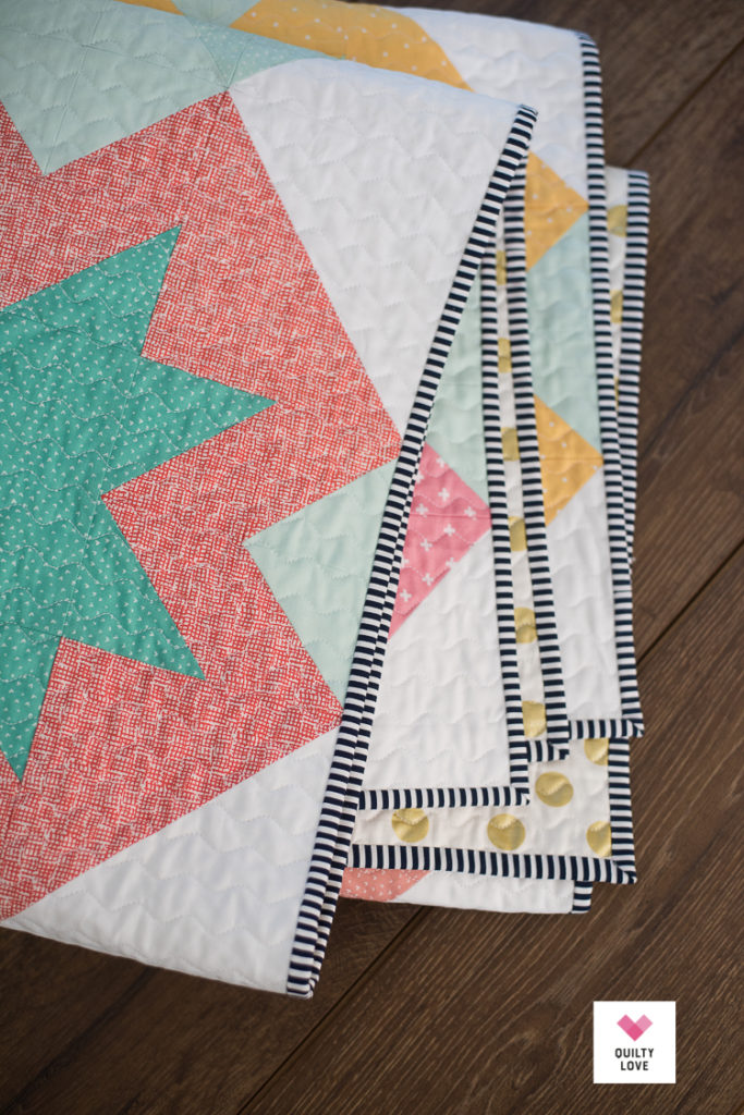 Dear Stella North Star quilt by Emily of Quiltylove.com