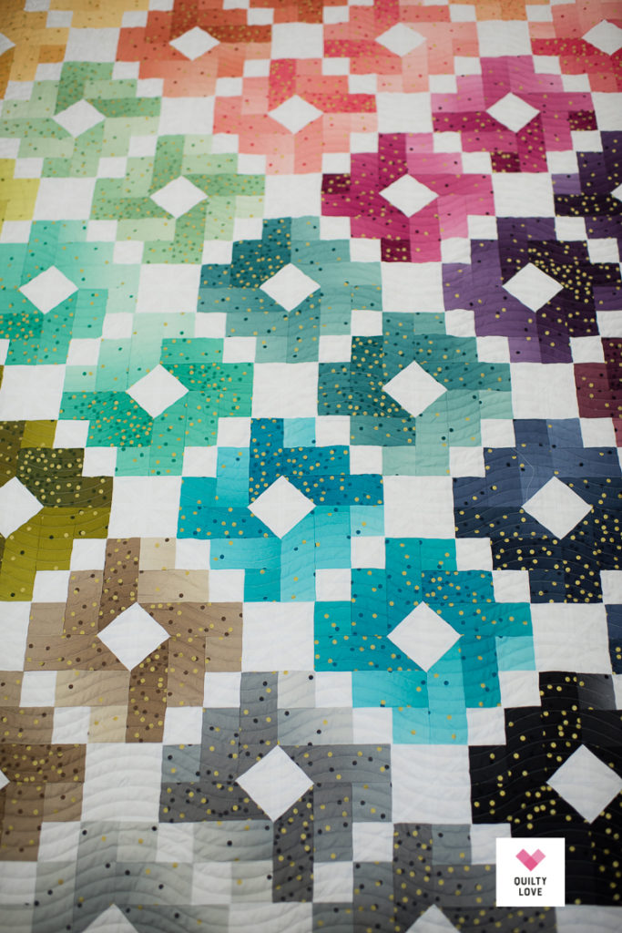 Ombre Gems quilt pattern