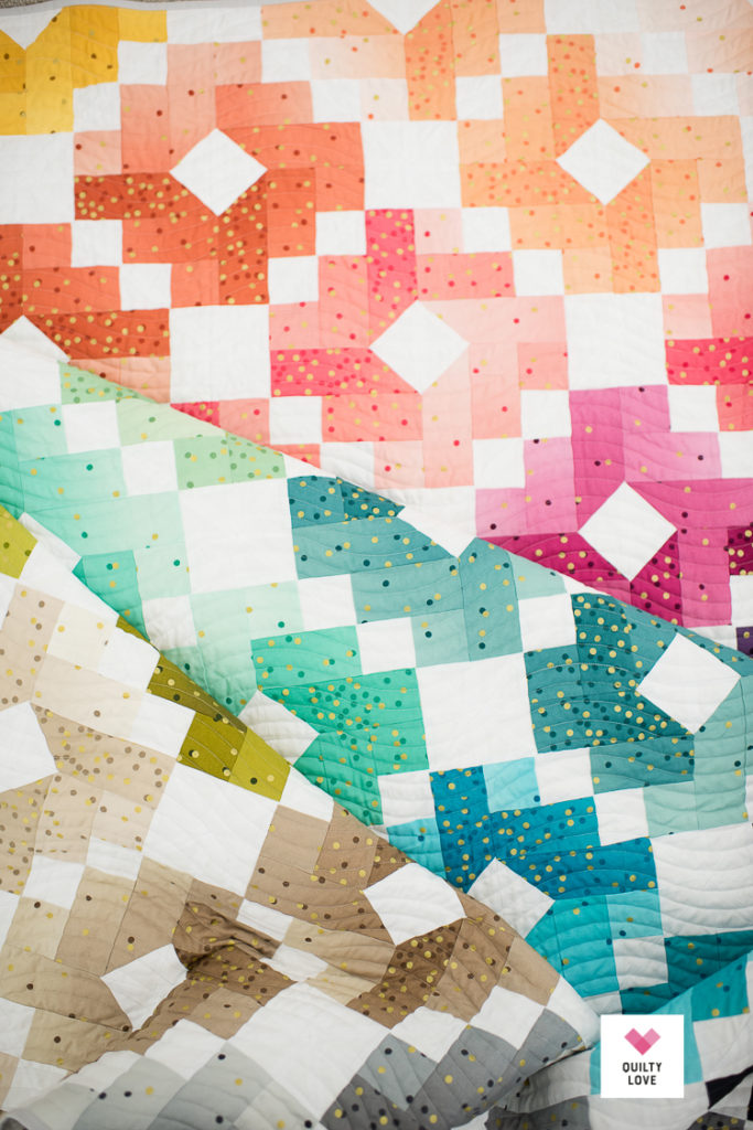 Ombre Gems quilt pattern