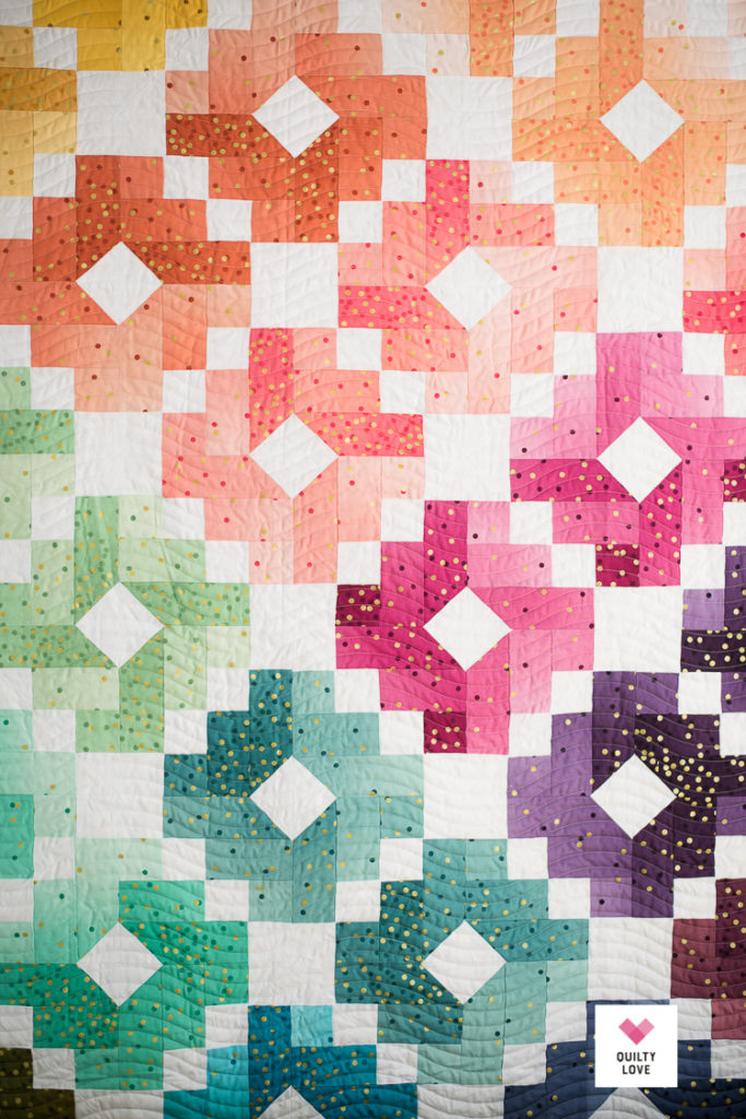 Ombre Gems quilt pattern