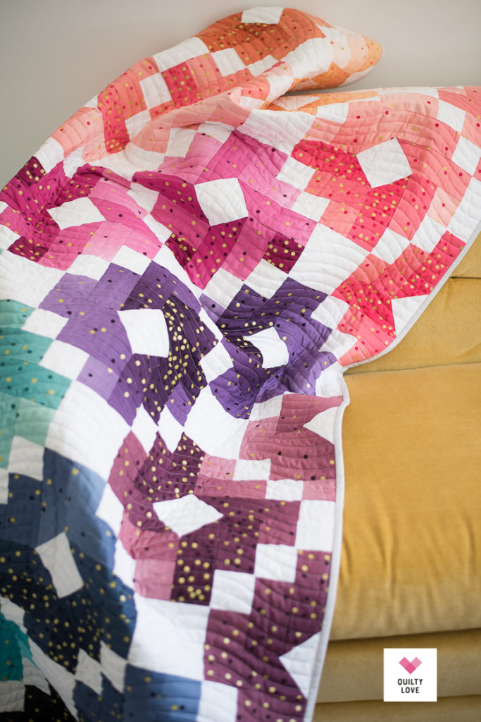 Ombre Gems quilt pattern