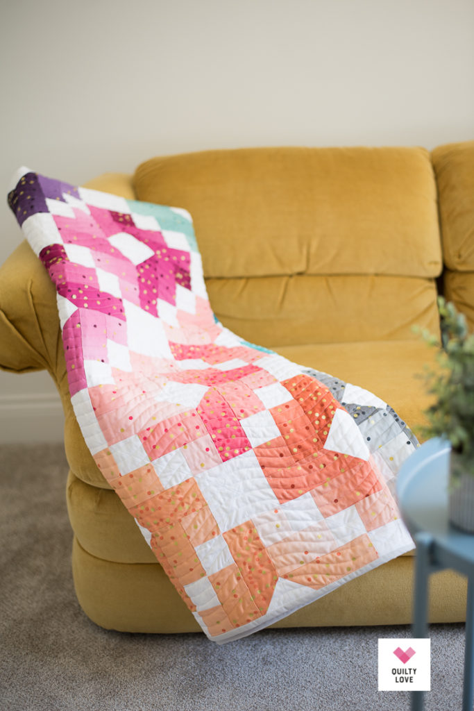 Ombre Gems quilt pattern