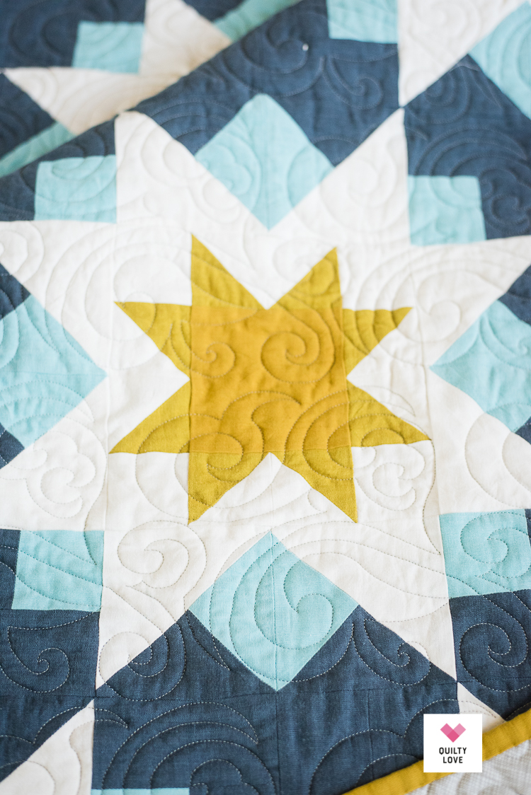 Night Stars Quilt A bold star quilt pattern Quilty Love