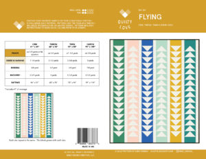 Flying Quilt Pattern