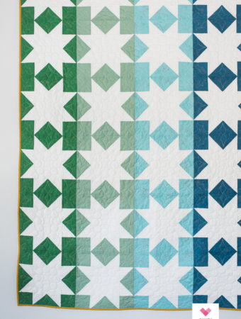Star Fall quilt pattern by emily of quiltylove.com