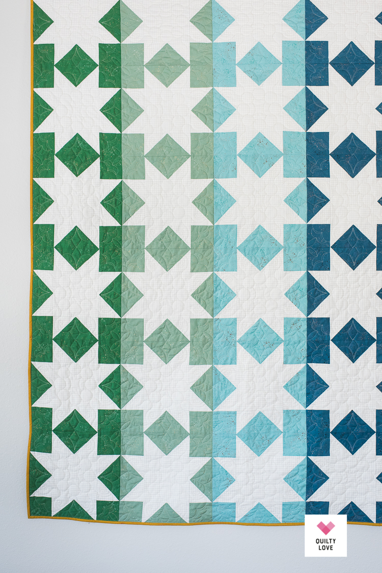 Star Fall quilt pattern by emily of quiltylove.com