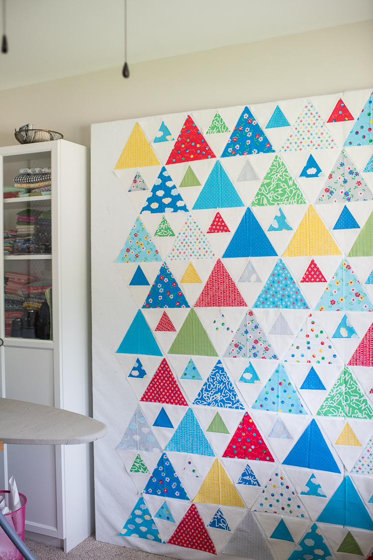 Bounce Triangle Peaks by QuiltyLove