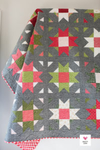 Christmas Compass Star quilt by Quilty Love
