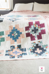 Figo Fabrics Glowing quilt by Quilty Love