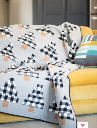 modern farmhouse christmas quilt pattern