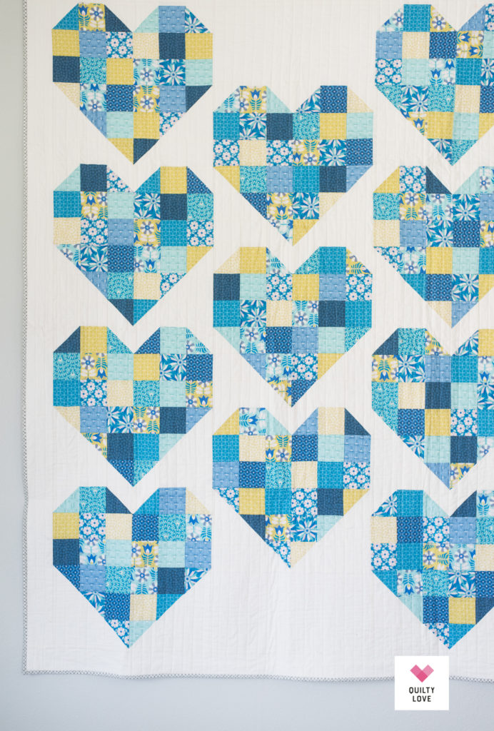 Figo Scrappy Hearts quilt