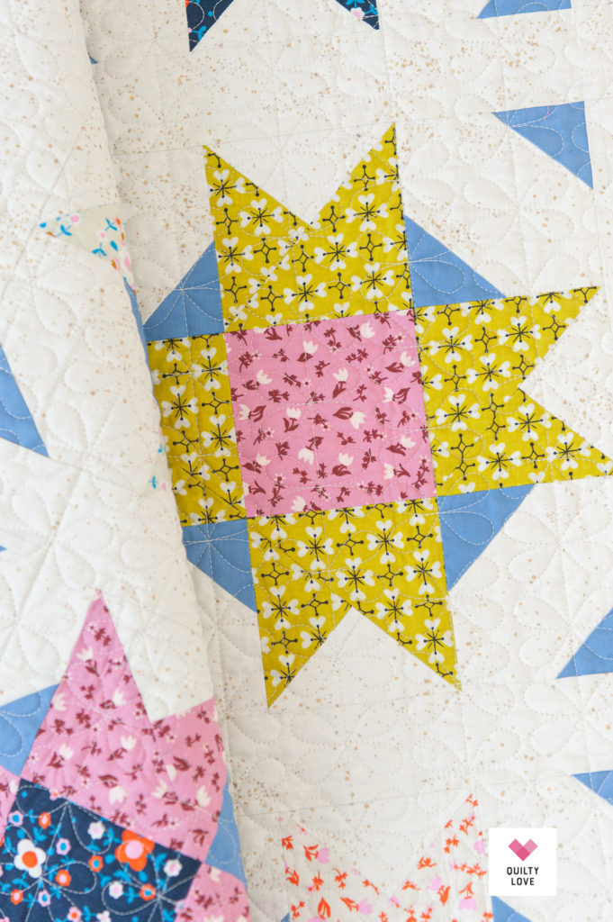 Compass Star Baby quilt The Ruby Star Society one Quilty Love