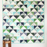 Scrappy Patchwork Flying Geese stash buster quilt pattern