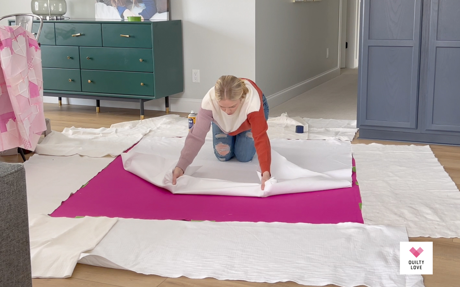 Tutorial: How to Spray Baste a Quilt – Christa Quilts