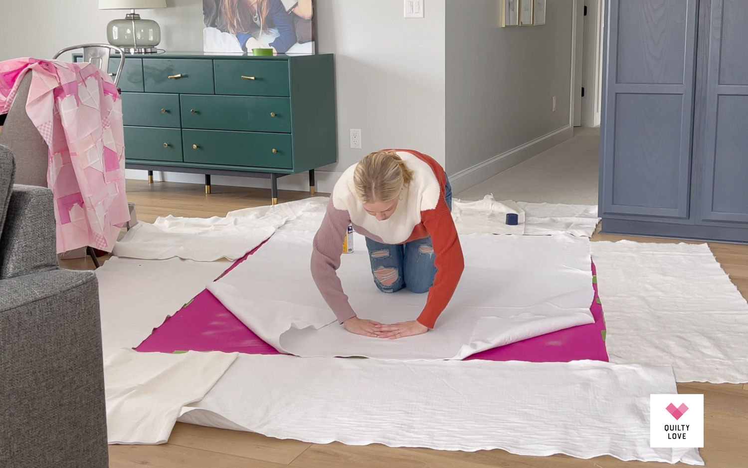 Telecast Thursday - Homemade Quilt Basting Spray — Chatterbox Quilts