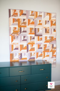 scrappy lucky log cabins quilt