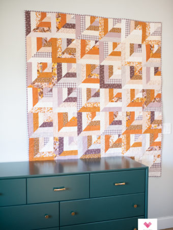 scrappy lucky log cabins quilt