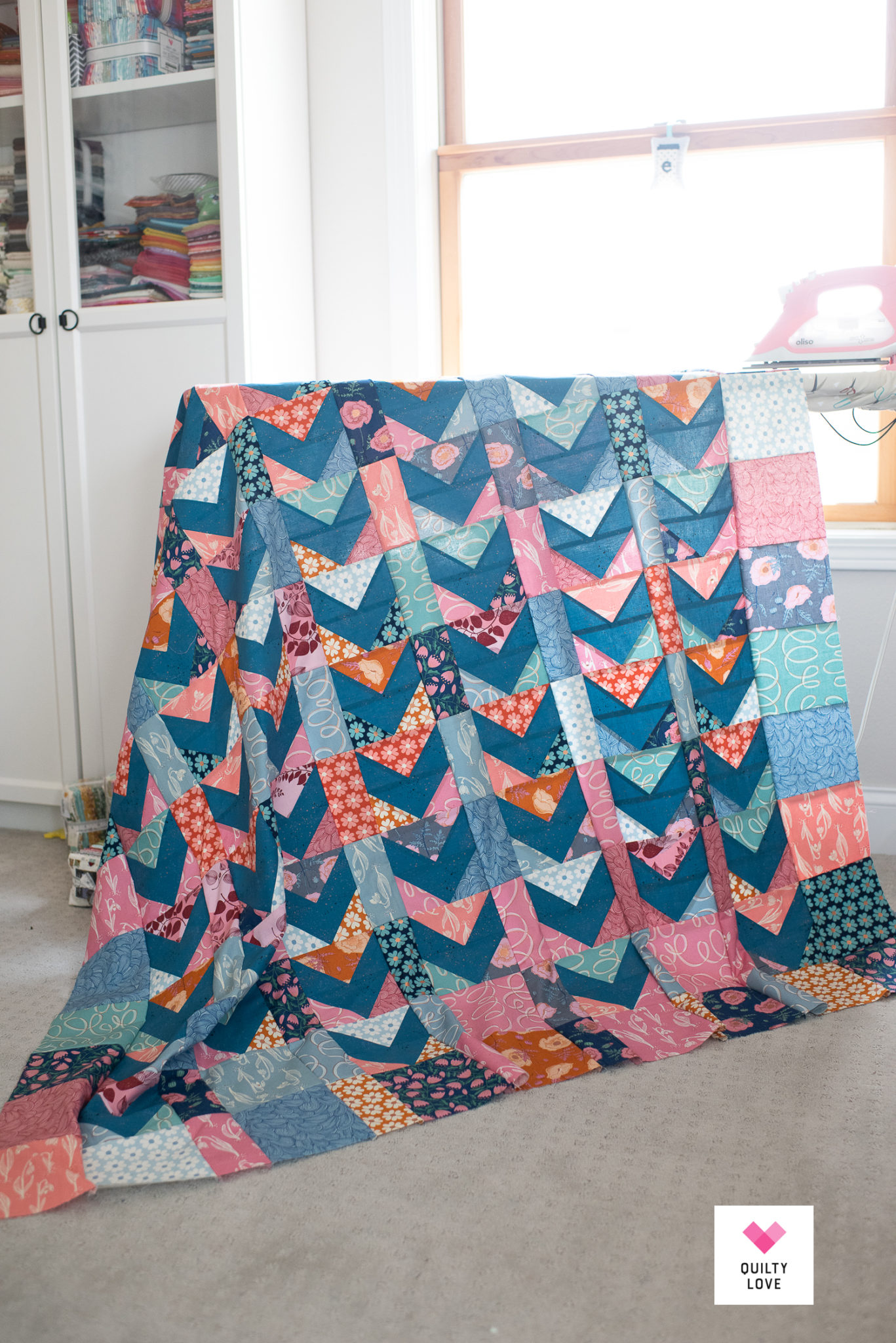 Scrappy Arrows Quilt Pattern Unruly Nature Fabric Quilty Love