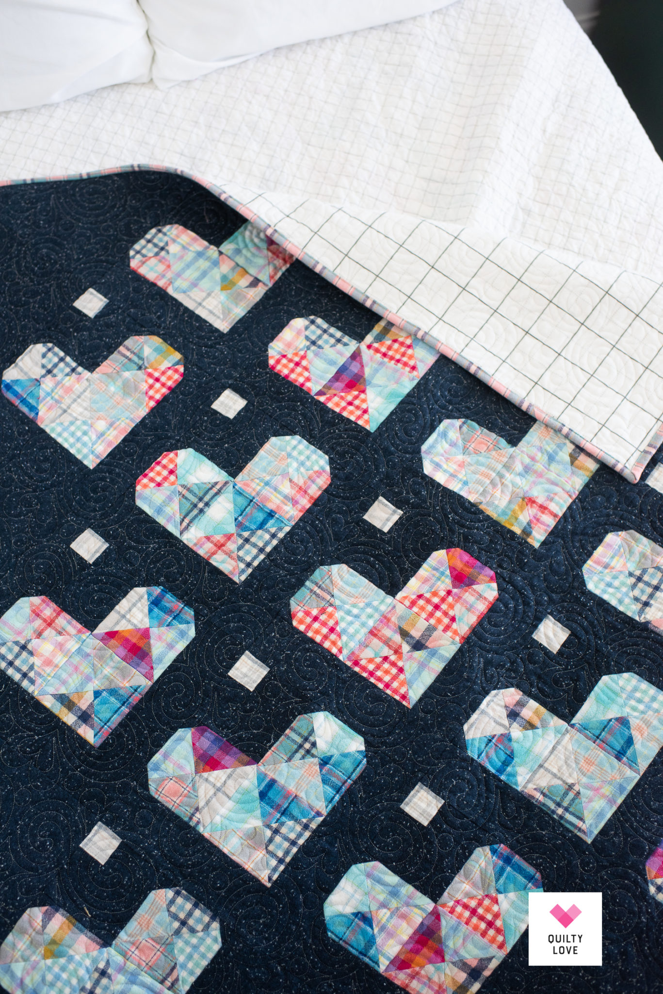Baby Size Cozy Season Heart Gems quilt Quilty Love