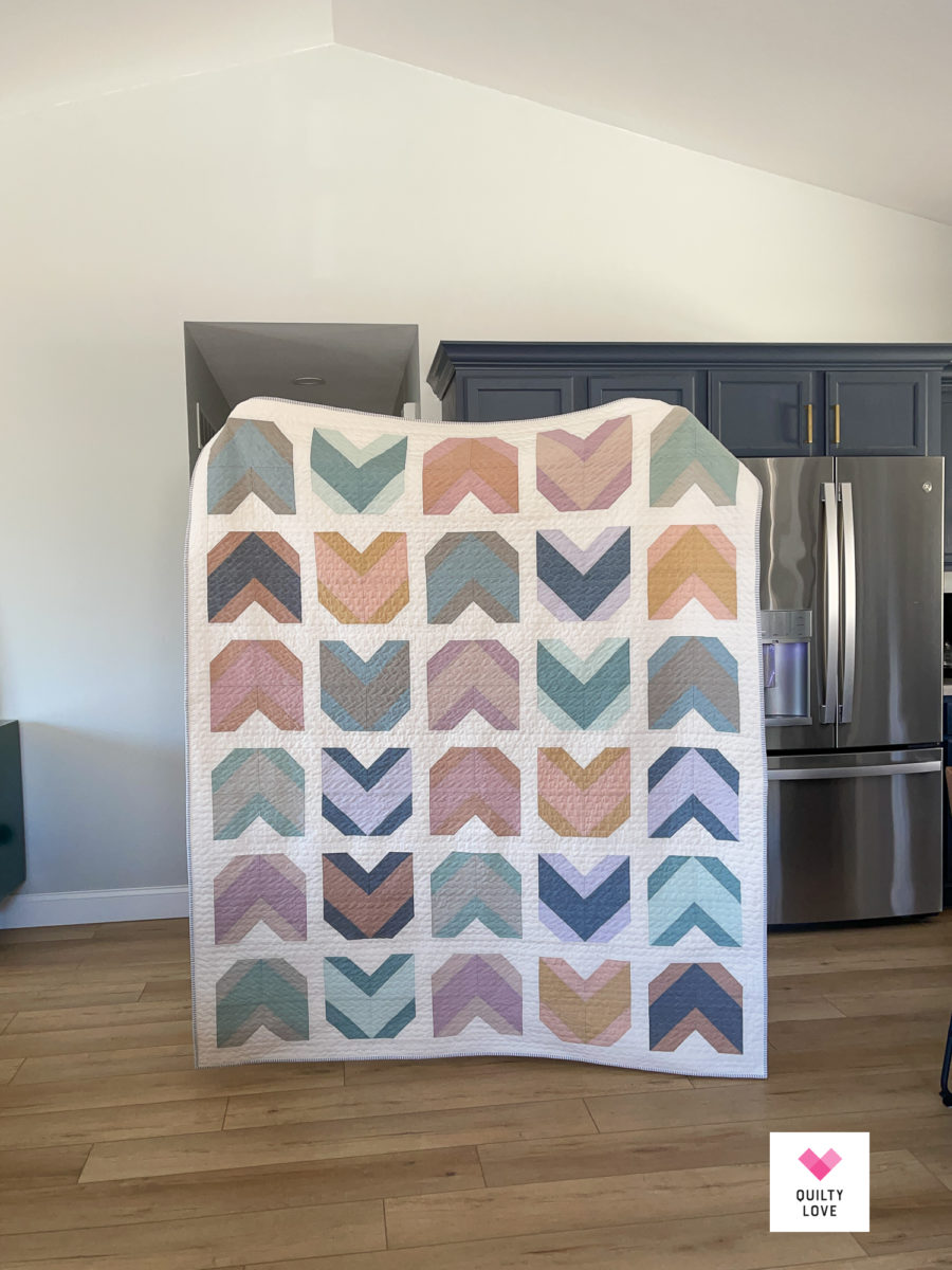 Fableism Everyday Chambray Quilty Arrows Quilt Quilty Love