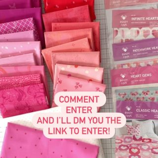 CLOSED.  It’s heart season over here!  The new annual heart quilt pattern is newly out. ❤️ The quilt along for it starts on Monday. ❤️ So how about a giveaway to kick it off!! 🩷 I teamed up with @handmadeisheartmade for this one.  One lucky winner will receive a Classic Hearts quilt kit plus the entire Quilty Love heart quilt pattern collection. There’s 6!

To enter:
Comment ENTER and I’ll DM you a link to the entry form. 

International quilters welcome 🤍
Giveaway ends on January 14th at 11:59 CST.
Winner will be chosen and notified via email on 01/15/2024.

Good luck! 🩷

This giveaway is not sponsored, endorsed, or administered by or associated with Instagram.

#quiltylove #quiltylovepatterns # heartquilt #heartquiltpattern