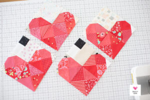 Scrap Stash Heart Gems Quilt - Quilty Love