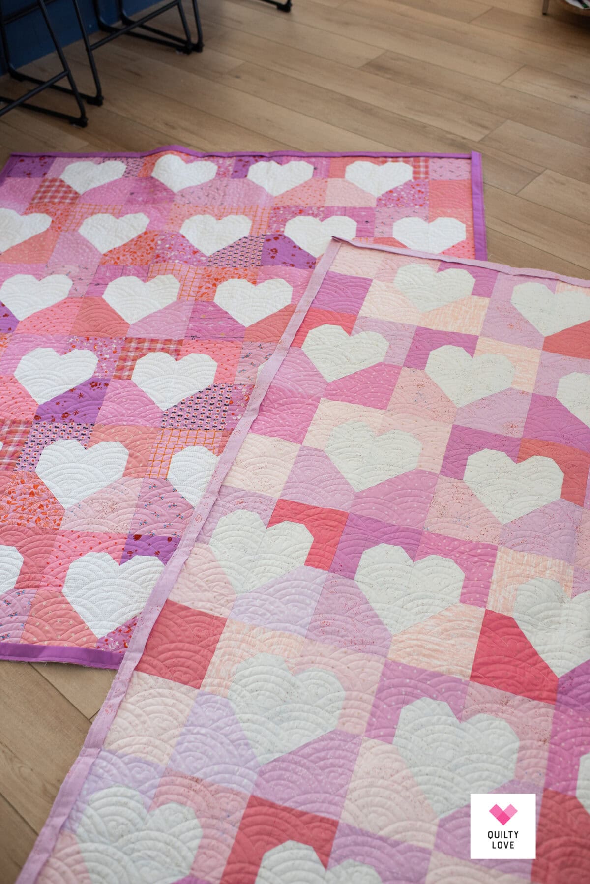 Patchwork Hearts II quilt pattern - the new Quilty Love heart pattern ...