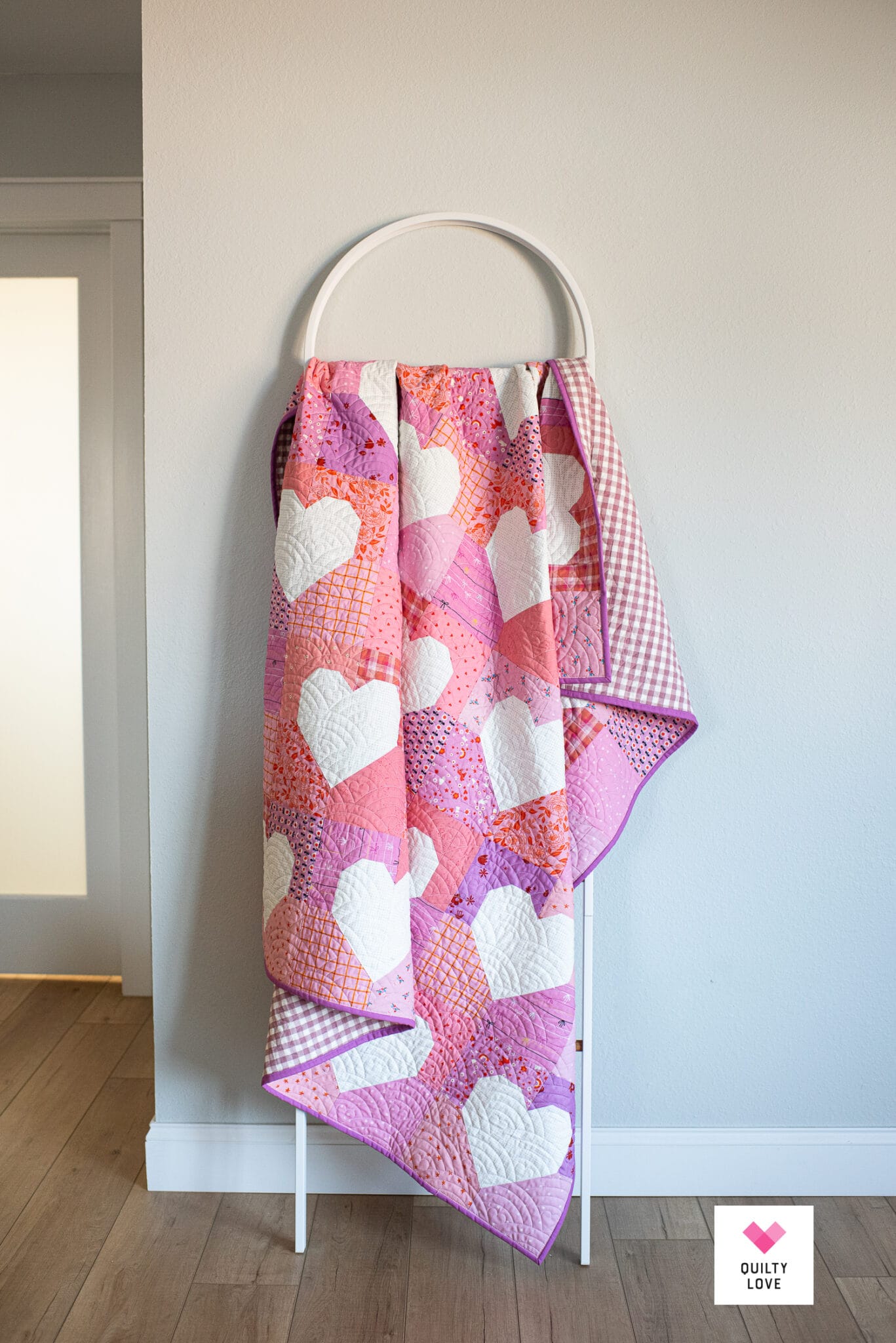 Patchwork Hearts II quilt pattern - the new Quilty Love heart pattern ...