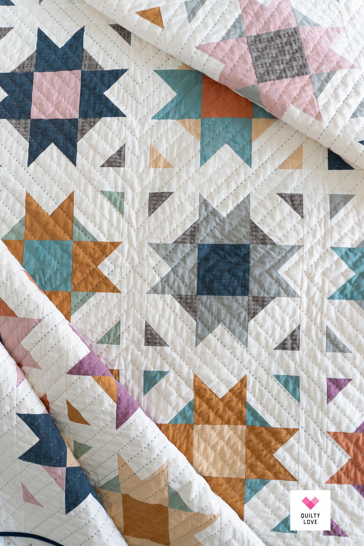 The Wildflower Wovens Compass Star quilt - Quilty Love