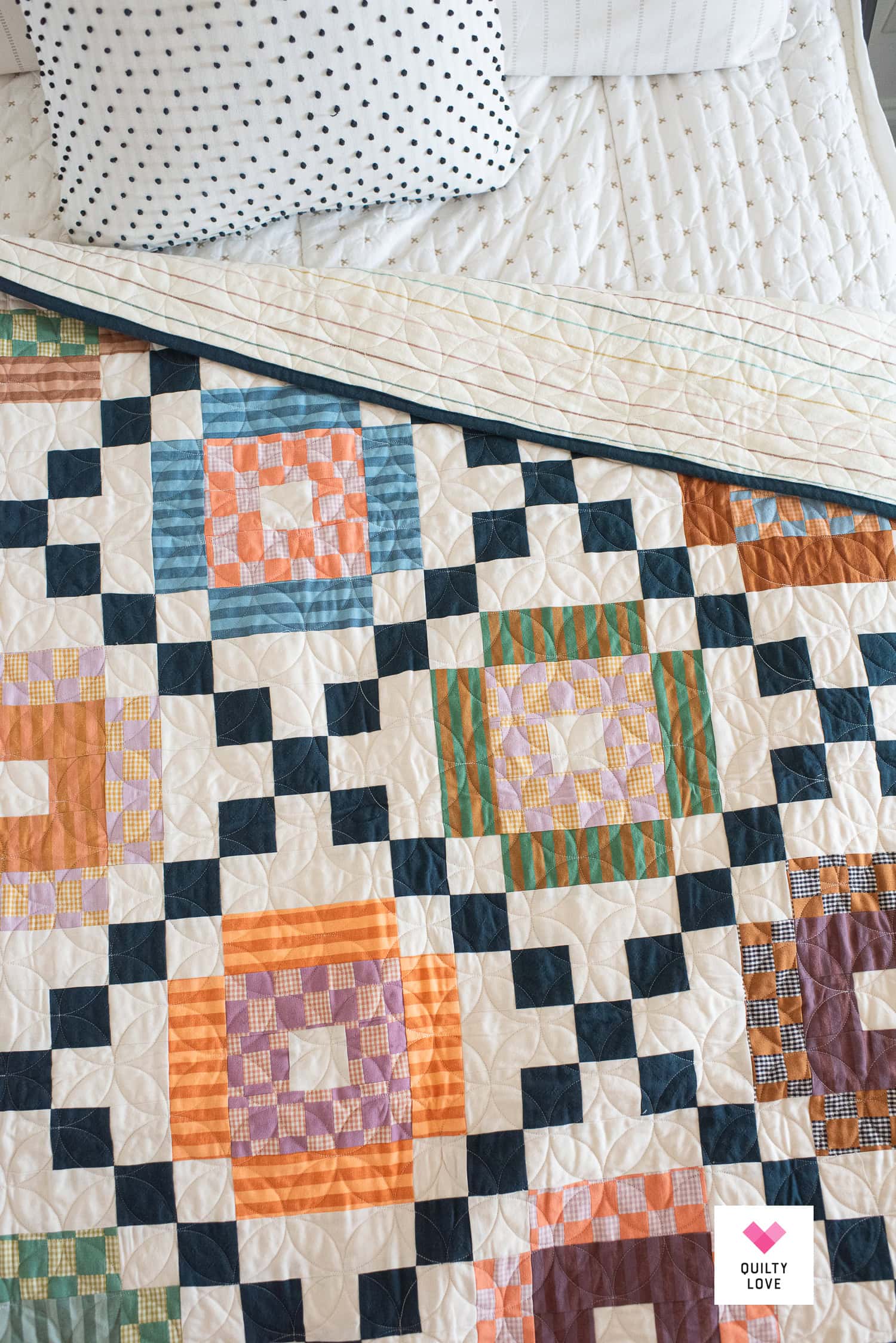 Lucky Links Quilt Pattern - A modern Irish Chain in Fableism Sun ...