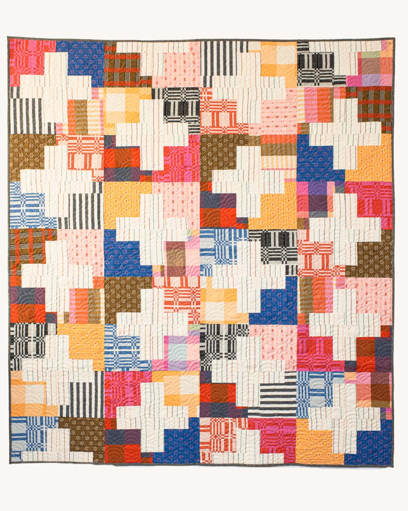 Easy Plus Quilt Pattern - Sew the Plus Pop Quilt in a weekend - Quilty Love