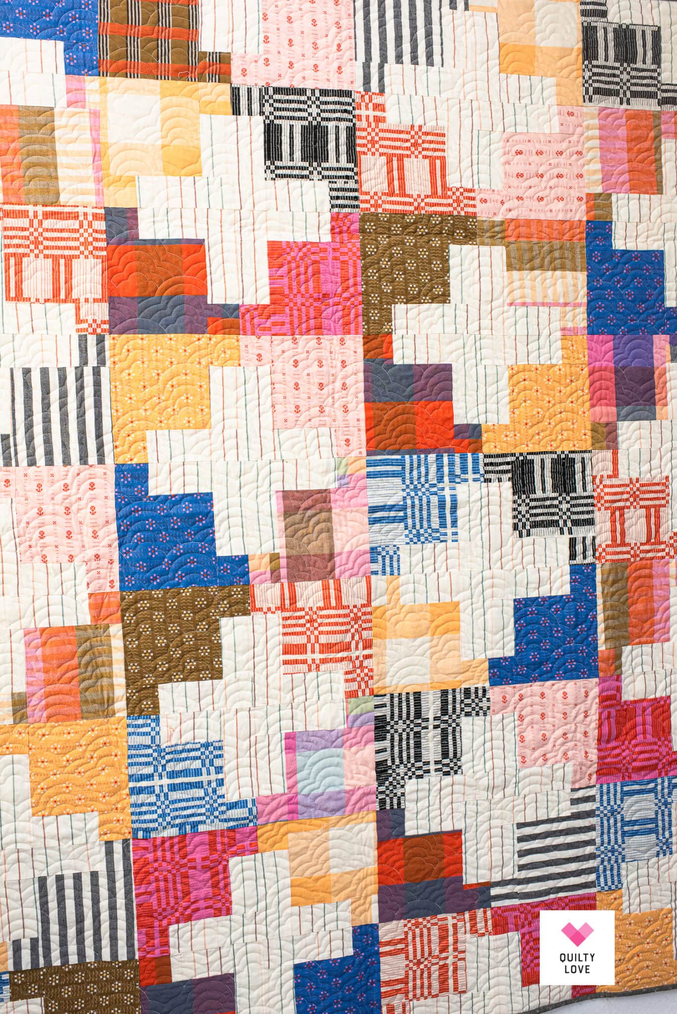 Easy Plus Quilt Pattern - Sew the Plus Pop Quilt in a weekend - Quilty Love